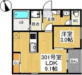 REGALEST浅間町の物件間取画像